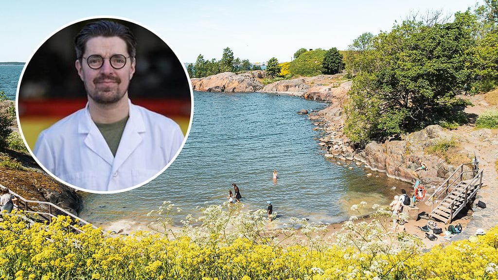 Lääkäri Atte Virolainen muistuttaa, että parasta olisi ennaltaehkäistä hukkumiset valvomalla lapsia läheltä vesistöjen läheisyydessä.