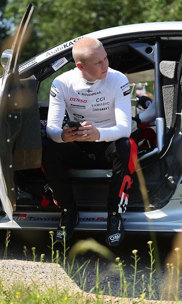 Kalle Rovanperä Viron MM-rallissa.