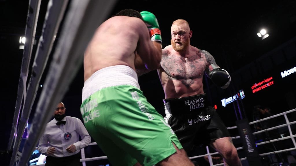 Hafthor Julius Björnsson nyrkkeily 2021