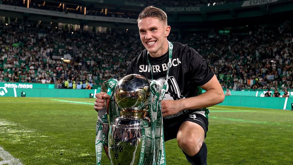 Viktor Gyökeres (kuvassa) siirtyy Arsenaliin.