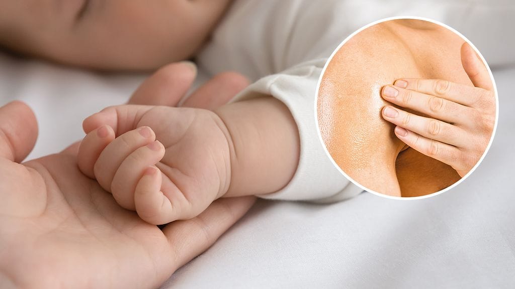 Ruotsalaisisän käyttämällä lääkevoiteella oli vaikutuksia vauvaan. Kuvituskuva.