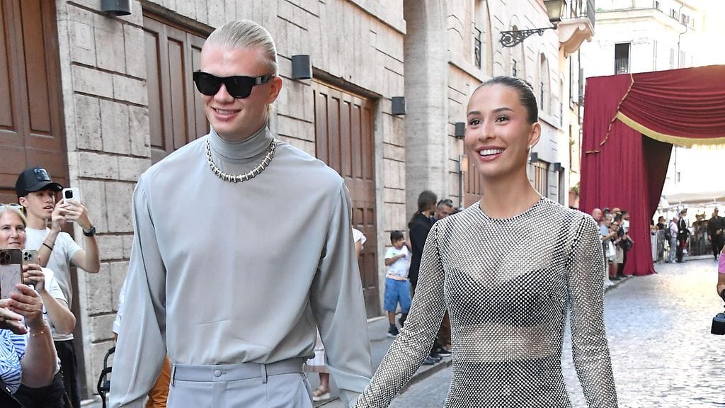 Erling Haaland ja Isabel Haugseng Johansen arvostavat muotia.