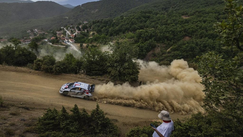 Sebastien Ogier on MM-sarjan kokokonaiskilpailussa kolmantena.