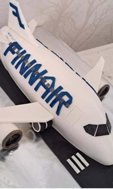 Miritsa Niemen valmistama lentokonekakku