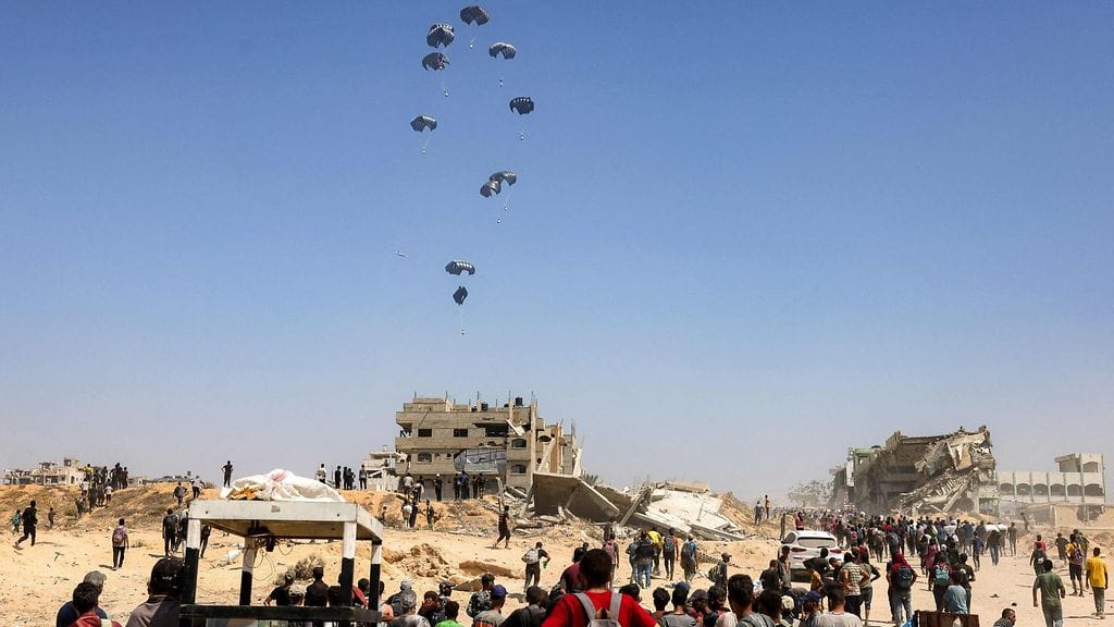 LK ilmapudotukset gaza