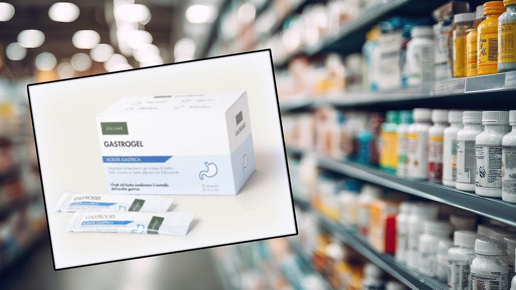 Eriä Solimé Gastrogel -nimistä ravintolisää vedetään myynnistä. Taustalla kuvituskuva.