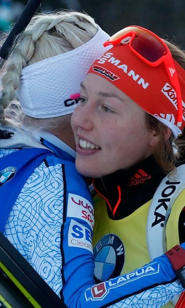 Laura Dahlmeier Kaisa Mäkäräinen