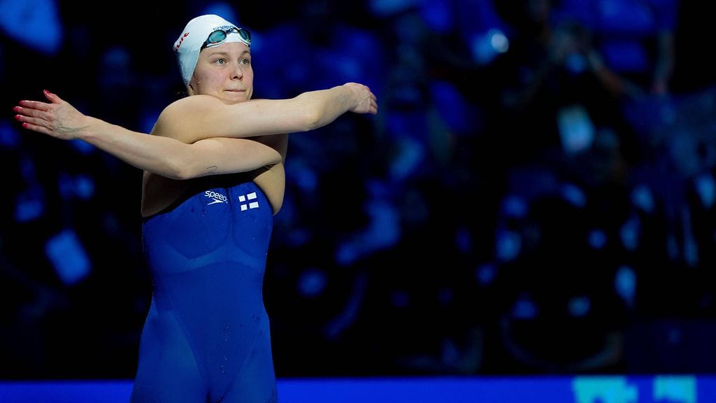 Fanny Teijonsalo ei yltänyt MM-finaaliin 50 metrin selkäuinnissa.