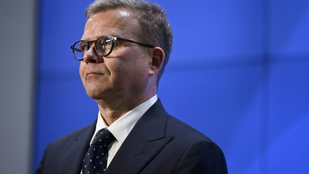 Kuvituskuva. Pääministeri Petteri Orpo lehdistötilaisuudessa Helsingissä 24. kesäkuuta 2025.