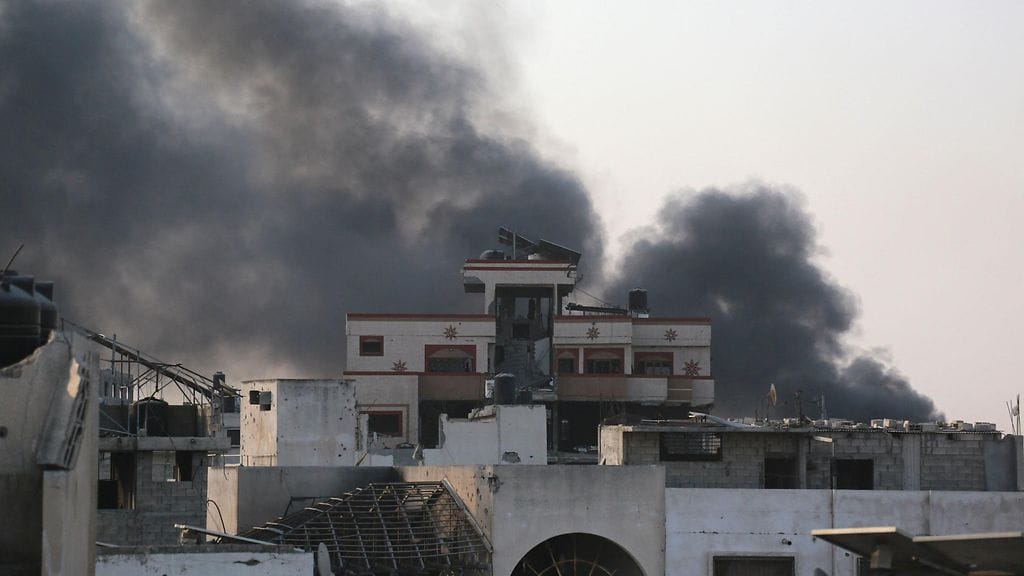 Kuvituskuvaa Gazasta. Slovenia lopettaa kaiken asekaupan Israelin kanssa Gazan sodan takia.