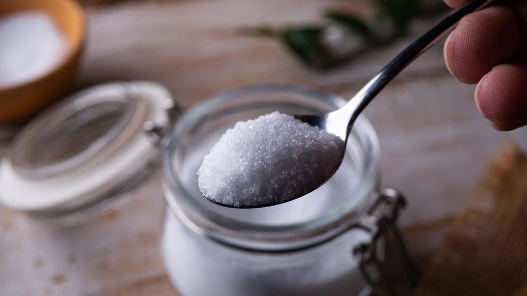 Eritrytoli muistuttaa ulkonäöltään sokeria.