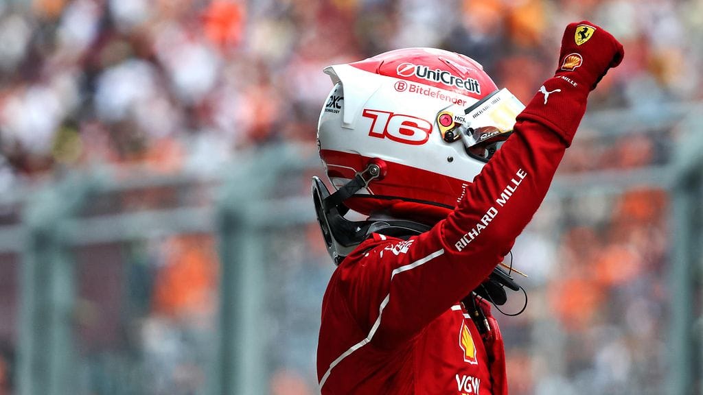 Charles Leclercin anastama paalupaikka on Ferrarin kauden ensimmäinen.