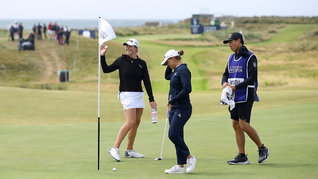 Mimi Rhodes räväytti hole-in-onellaan British Openissa.