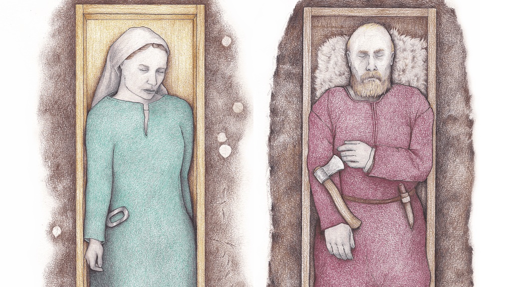 Tampereen Vilusenharjun naisen hauta löydettiin vuonna 1962 ja Pälkäneen Ristiänmäen miehen hauta vuonna 1982. Muinais-DNA-tutkimus on nyt paljastanut vainajat sisaruksiksi.