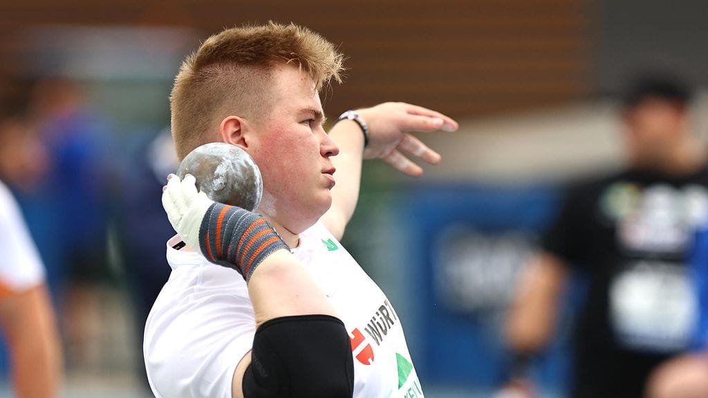 Aatu Kangasniemi työnsi Espoon Kalevan kisoissa kolmanneksi.