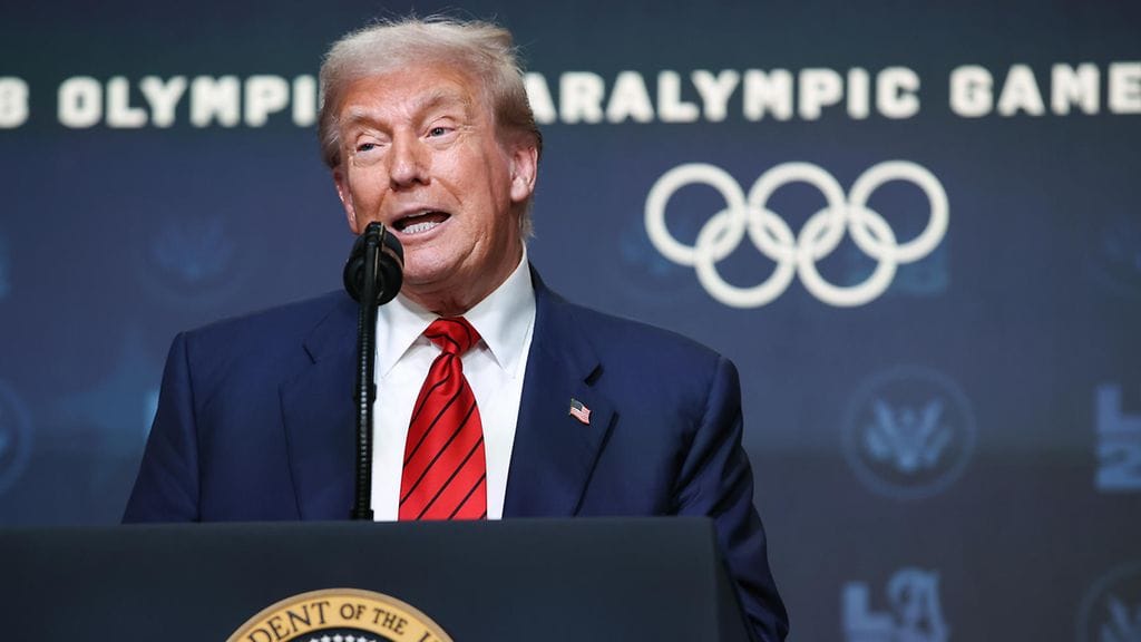 Trump kuvattuna elokuun alussa.