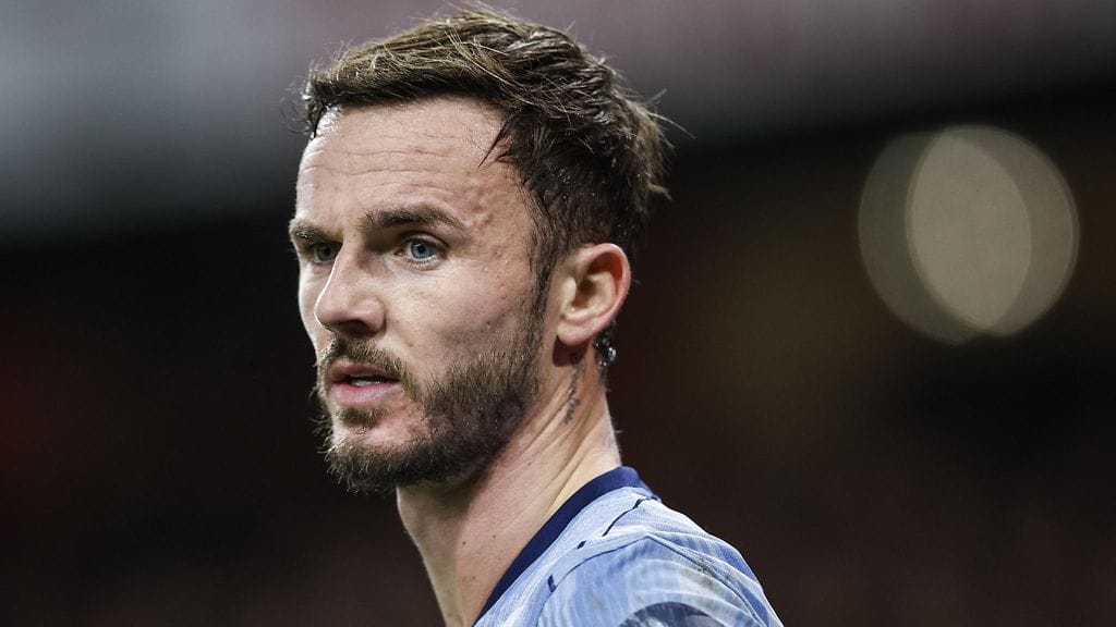 James Maddison on sivussa pitkään polvivamman takia.