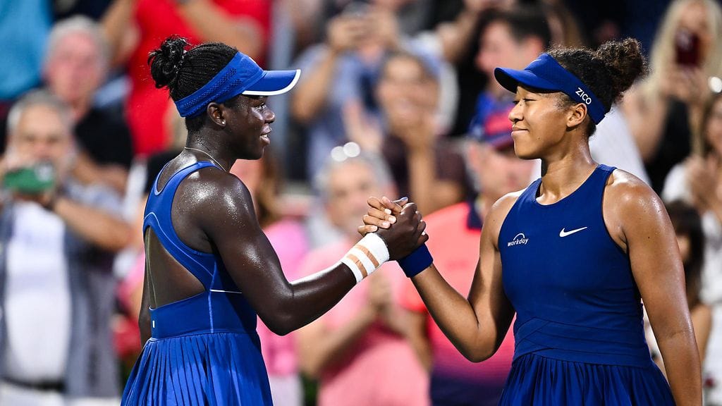 Victoria Mboko ja Naomi Osaka.