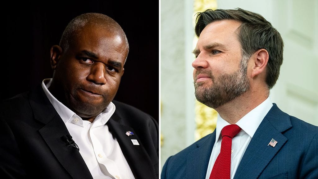 Ukraina-kokousta isännöivät Yhdysvaltain varapresidentti J.D. Vance ja Britannian ulkoministeri David Lammy.