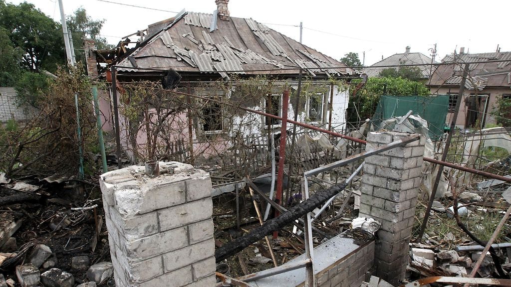 Dnipron kaupunki Ukrainassa 7.8.2025 Venäjän droneiskujen jälkeen.