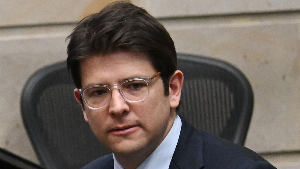 Kolumbialainen presidenttiehdokas, senaattori Miguel Uribe.