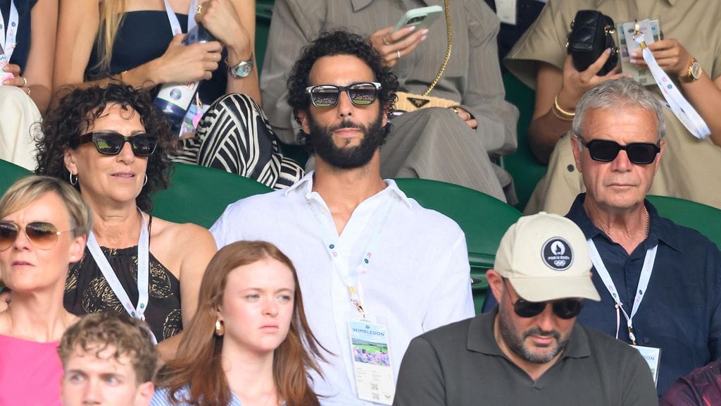 Tuuheapartainen Daniel Ricciardo oli heinäkuun vaihteessa seuraamassa Wimbledonin tennisturnausta.