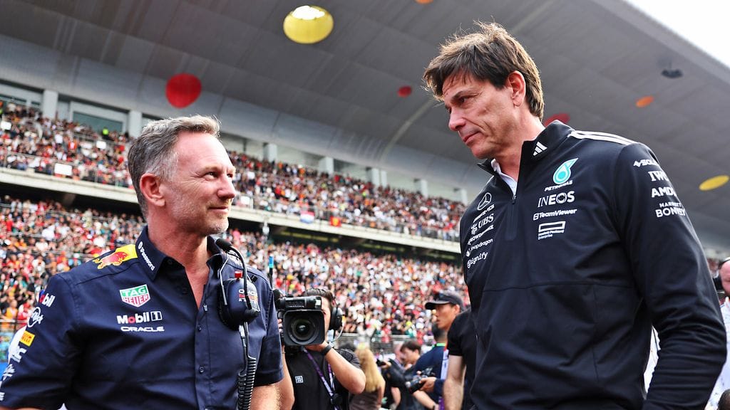 Christian Horner ja Toto Wolff olivat usein napit vastakkain F1:ssä.