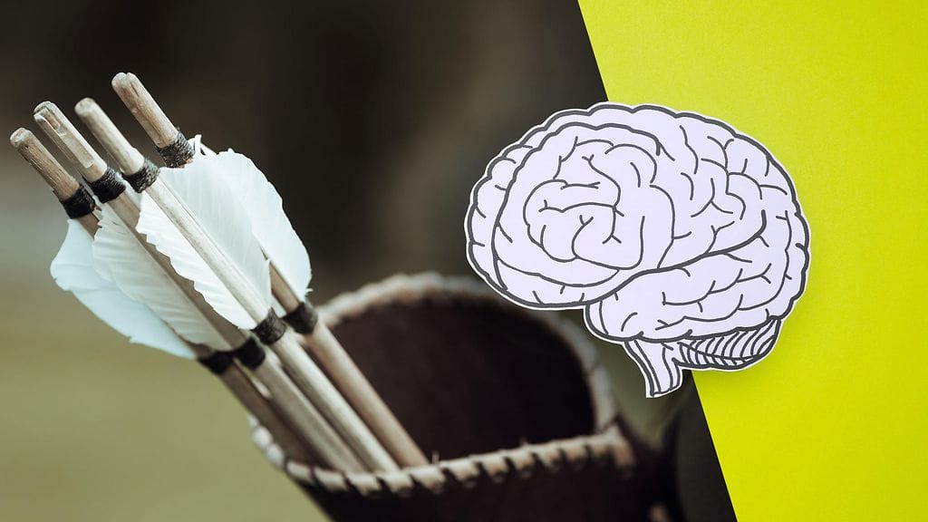 Nuoli oli kulkenut nenän haavan kautta aivoihin.