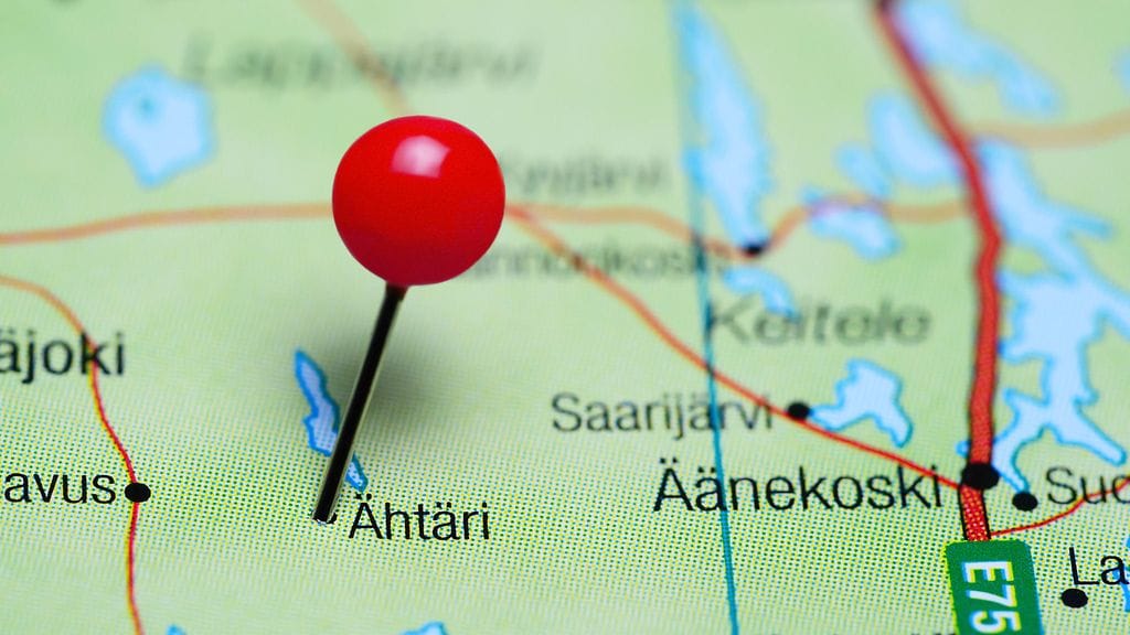 Ähtäri kartalla.