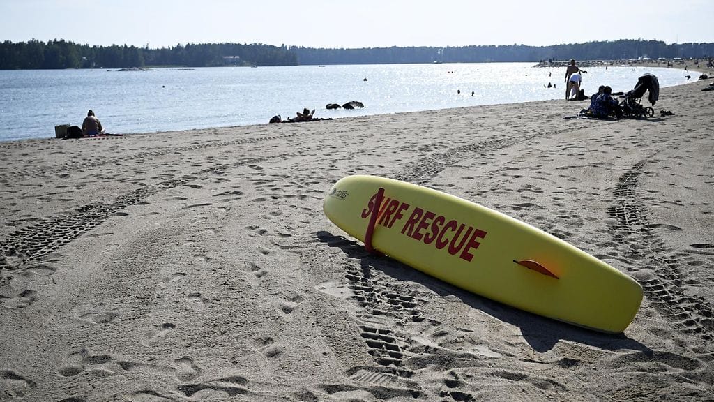 Vainaja löytyi rannasta. Kuvan ranta ei liity tapaukseen.