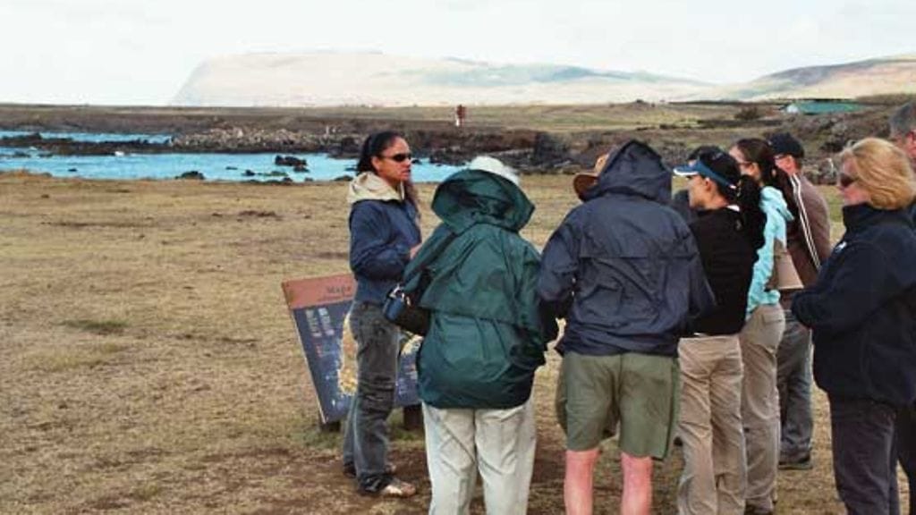 Pääsiäissaarella käy vuosittain yhä enemmän turisteja.