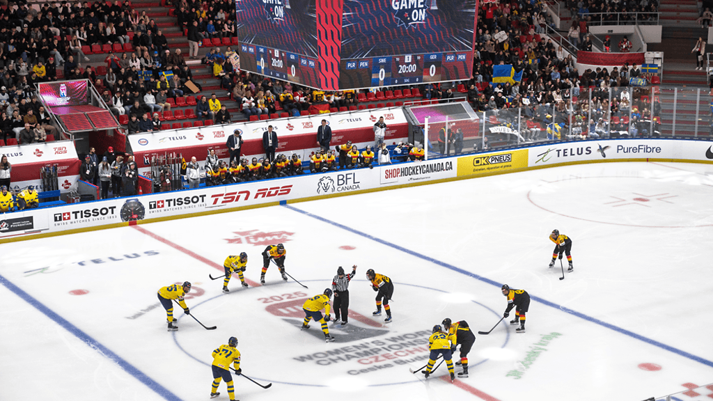 Kuvituskuva jääkiekon naisten MM-kisoista keväältä 2025.