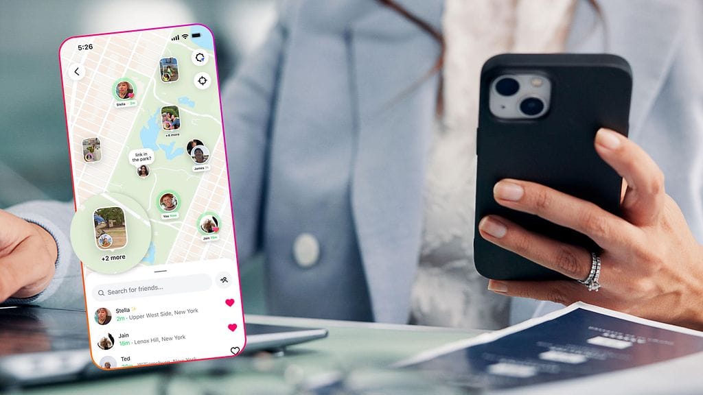 Instagram Mapilla (vasemmalla) voi jakaa käyttäjien sijaintinsa.