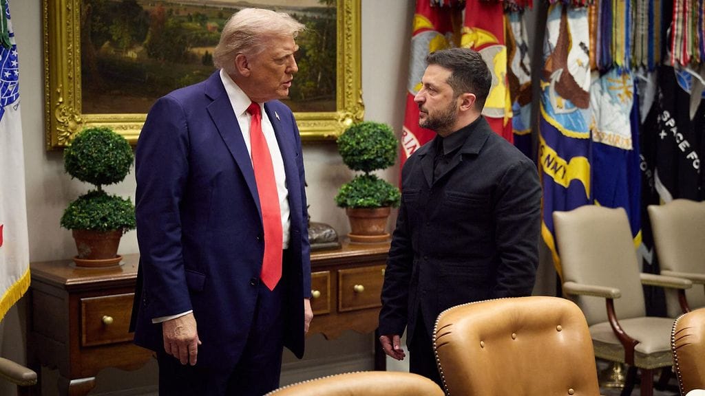 Donald Trump ja Volodymyr Zelenskyi tapasivat Washingtonissa maanantaina 18. elokuuta.