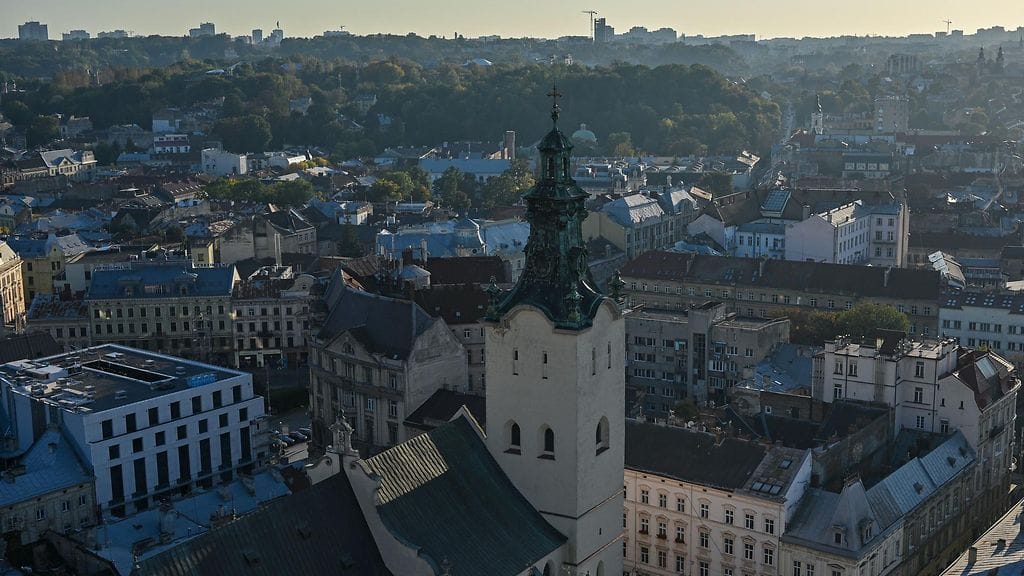 Kuvituskuva Lvivistä, joka oli yksi Venäjän iskukohteista viime yönä.