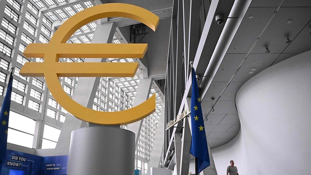 Euroalueen talouskasvusta saatiin positiivinen merkki.