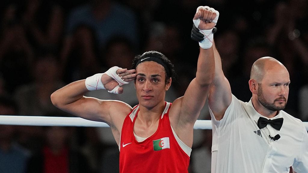 Imane Khelif voitti olympiakultaa Pariisissa.
