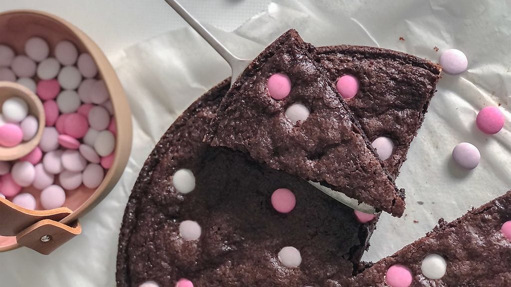 Ranskanpastilli-brownie