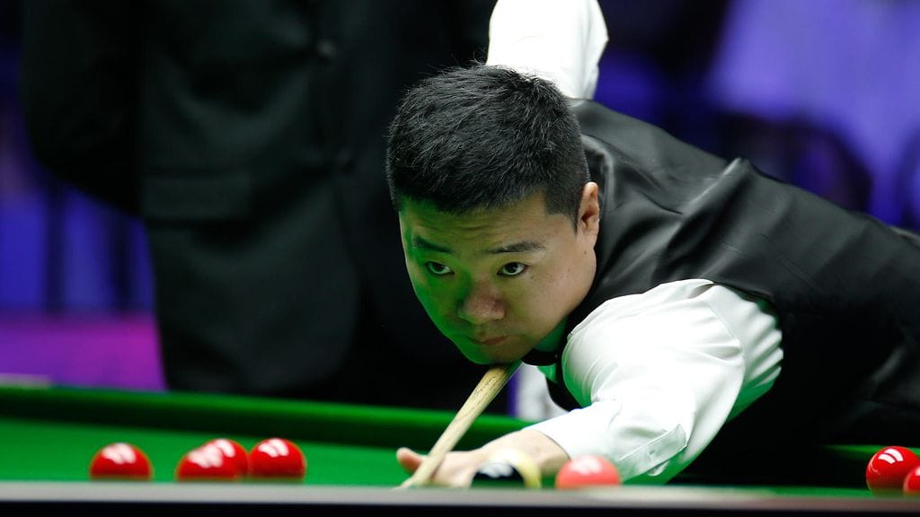 Ding Junhui Wuhan Open -turnauksessa.