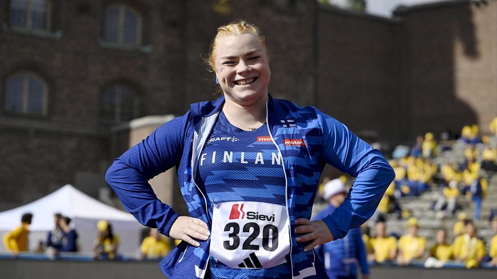 Krista Tervo otti Ruotsi-ottelun voiton komealla tuloksella 76,22.