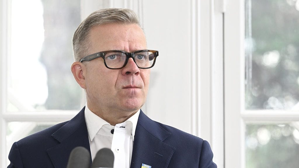 Kuvassa Petteri Orpo Kesärannassa elokuun lopulla.