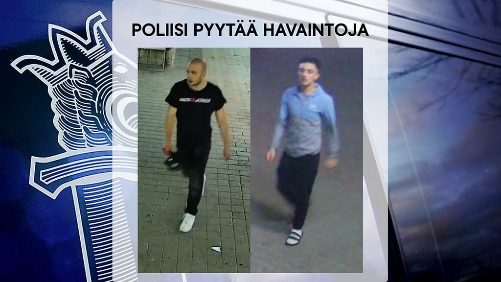 Poliisi pyytää havaintoja näistä arviolta 25-30-vuotiaista miehistä.
