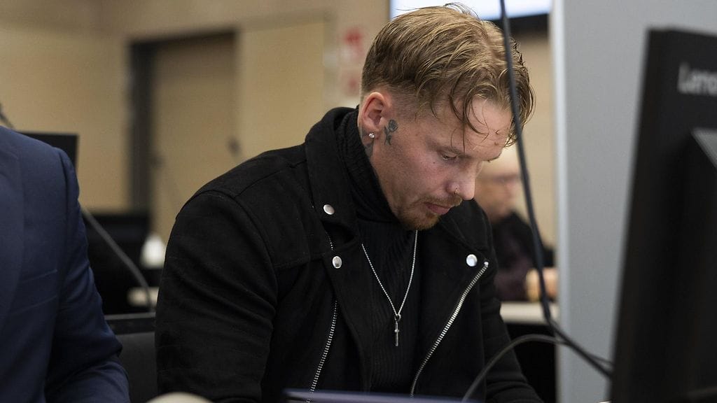 Joni Rytkönen oikeudessa Joensuussa 21. elokuuta.