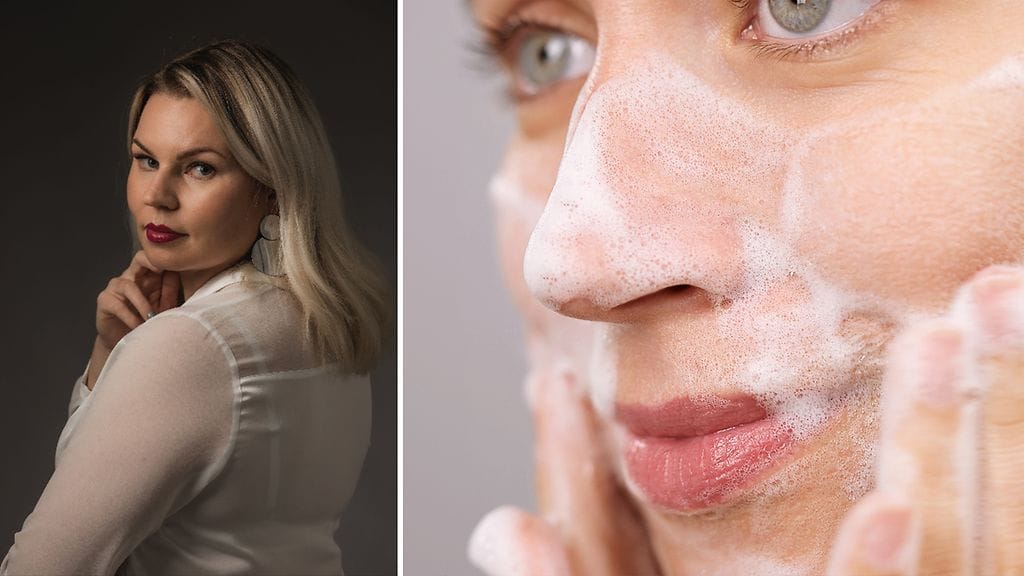 "Yksikään seerumi tai voide ei toimi kunnolla, jos iho ei ole puhdas", kosmetologi muistuttaa.