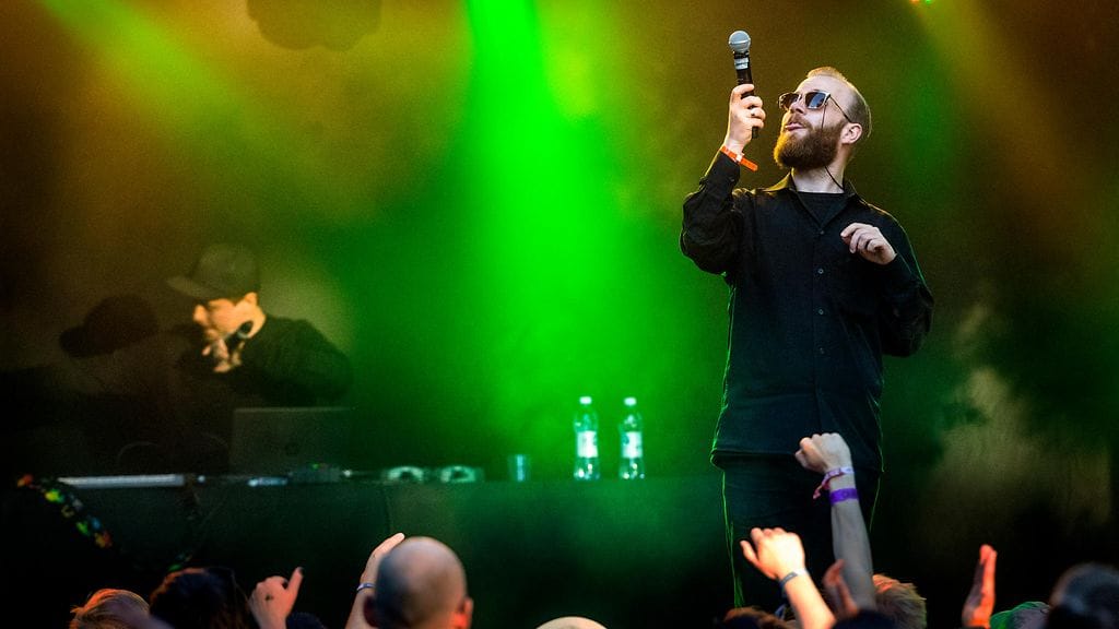 Tuuttimörkö, oikealta nimeltään Aaro Teikari Provinssissa Seinäjoella vuonna 2017.