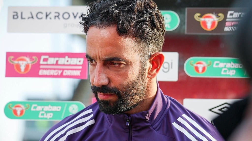 Ruben Amorim kommentoi tulevaisuuttaan Manchester Unitedissa.