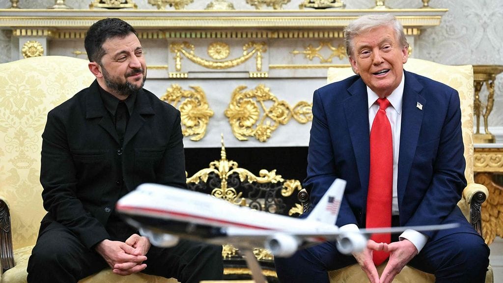 Zelenskyi Trump Oval Officessa 18. elokuuta 2025
