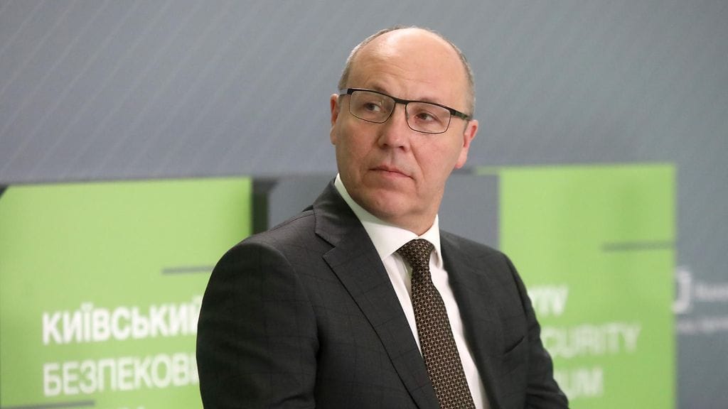 Arkistokuva. Ukrainan parlamentin entinen puhemies Andri Parubi maaliskuussa 2024.
