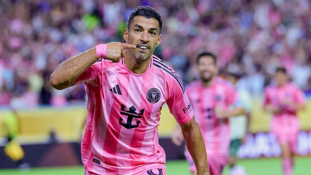 Luis Suarez sortui oksettavaan temppuun Leagues Cupin finaalissa.