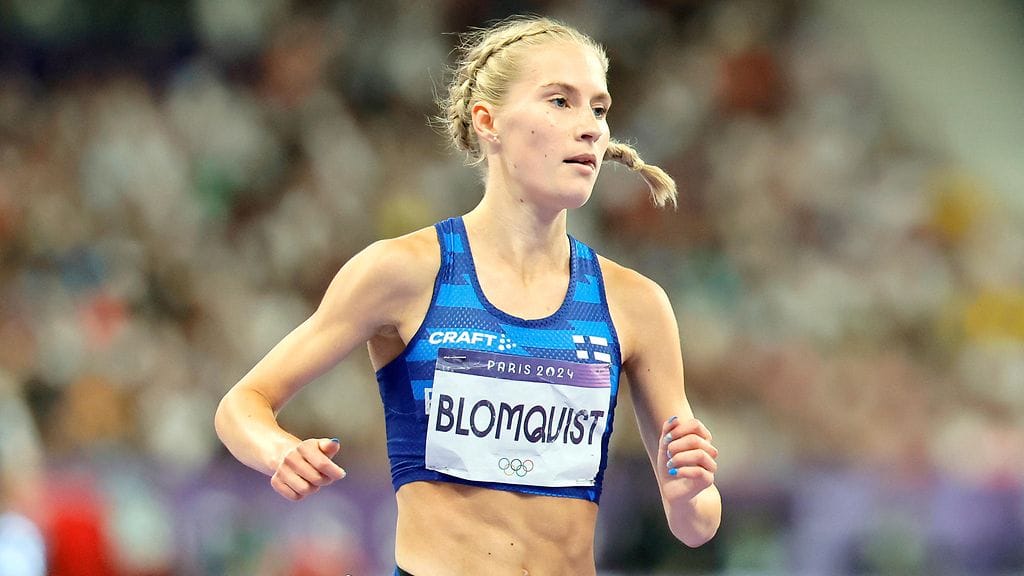 Nathalie Blomqvist juoksi viime kesänä Rooman EM-kisoissa viidenneksi ja Pariisin olympialaisille 13:nneksi.